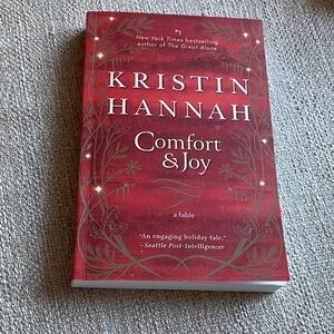 Red 'Comfort & Joy' Book by Kristin Hannah